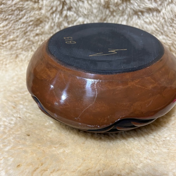 Carol Grace Loretta Santa Clara Jemez Avanyu bowl - Picture 7 of 7